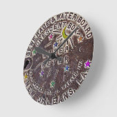 New Orleans Water Meter Wall klok (Hoek)