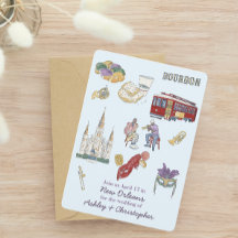 New Orleans Waterverf bruiloft