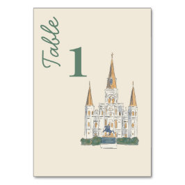 New Orleans Waterverf Kaart