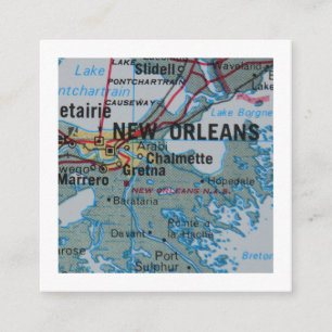 New Orleans We hebben nieuwe adres Kaart verplaats
