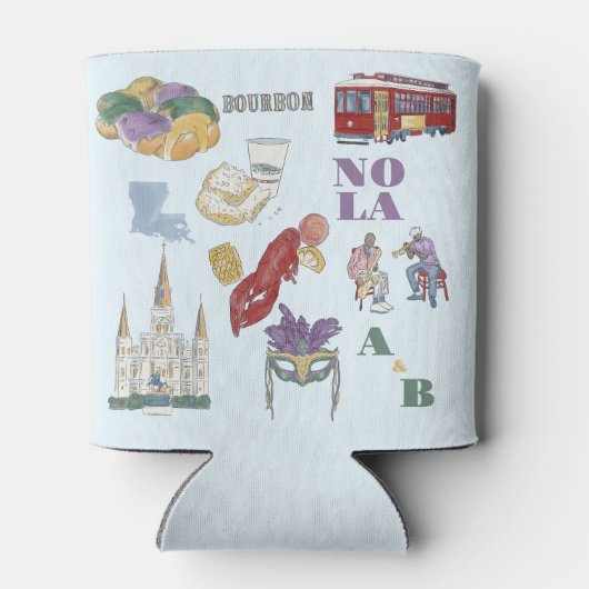 New Orleans Wedding Blikjeskoeler (Achterkant)