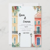 New Orleans Wedding Destination Uitnodiging (Voorkant)