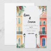 New Orleans Wedding Destination Uitnodiging (Voorkant / Achterkant)