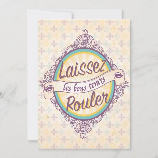 New Orleans Wedding Invitation Kaart (Voorkant)