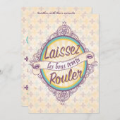 New Orleans Wedding Invitation Kaart (Voorkant / Achterkant)