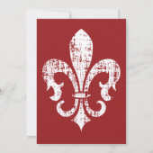 New Orleans Wedding Invitation Kaart (Achterkant)