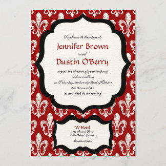 New Orleans Wedding Invitation Kaart