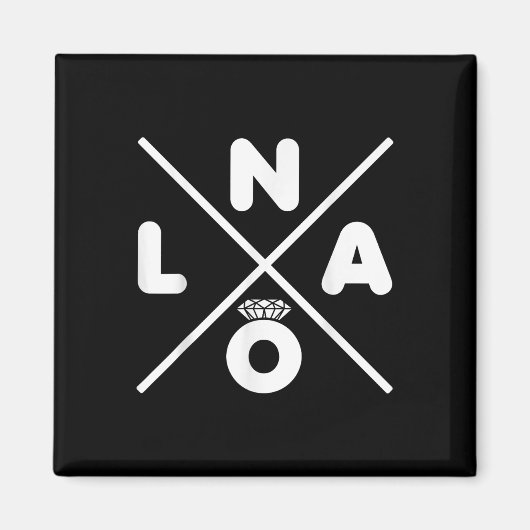 New Orleans Wedding Nola Bachelorette Party Groom Magneet (Voorkant)