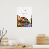 New Orleans Wedding Welcome Sign Poster (Keuken)