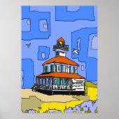 New Orleans West End Lighthouse Poster (Voorkant)
