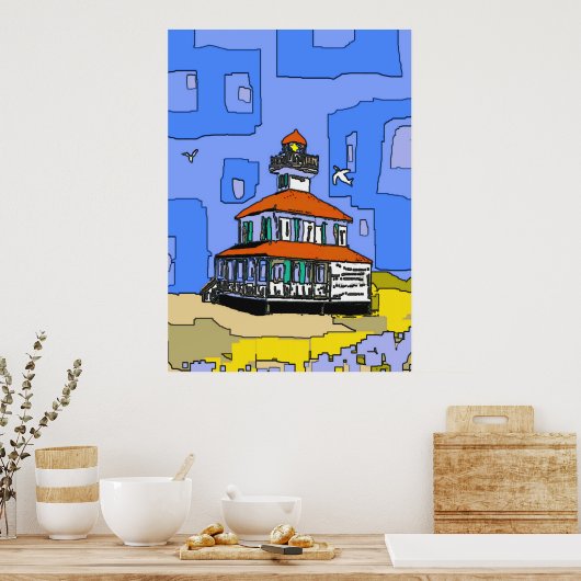 New Orleans West End Lighthouse Poster (Keuken)