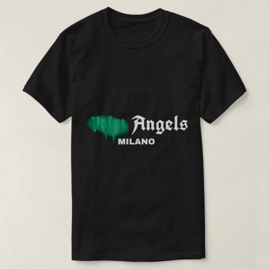 New Palm Angels Sprayed Print Logo Lichtgewicht T-shirt (Design voorkant)