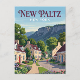 New Paltz, New York Briefkaart