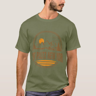 New Paltz New York Mountain Hiking Print T-shirt