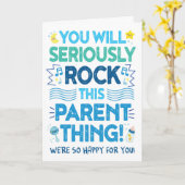 New Parent, je zult dit ouderlijk ding doen. Kaart (Gele Bloem)