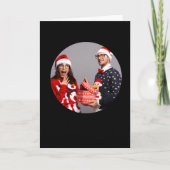 New Parents 2025 Christmas Photo T Shirt  Kaart (Voorkant)