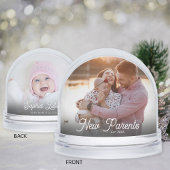 New Parents Newborn First Christmas Snow Globe Sneeuwbol