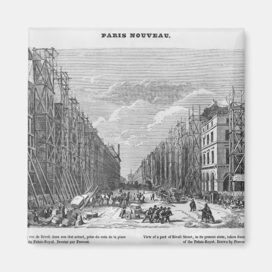 New Paris, uitzicht van een deel van de straat Riv Magneet (Voorkant)