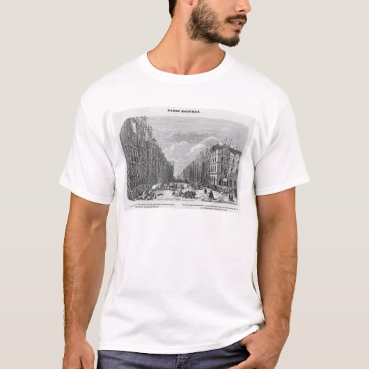 New Paris, uitzicht van een deel van de straat Riv T-shirt (Voorkant)