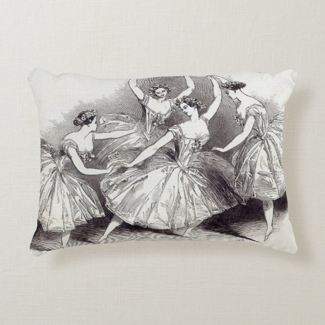 New Pas de Quatre, van Mdlles Decoratief Kussen (Voorkant)