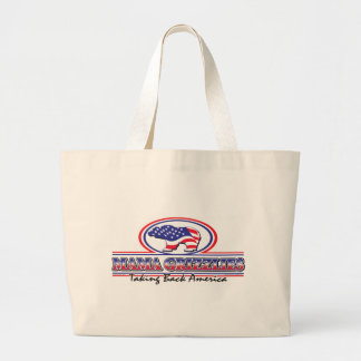 NEW-Patriotic-Grizzly Grote Tote Bag