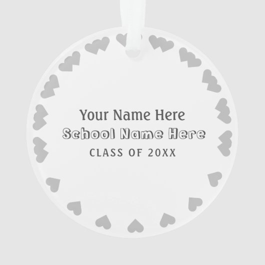 New Personalize Athletic Trainer Ornament (achterkant)