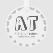 New Personalize Athletic Trainer Ornament (voorkant)