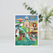 New Philadelphia, Ohio Briefkaart (Staand voorkant)