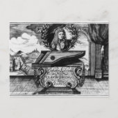 New Piano Practice, 1689 Briefkaart (Voorkant)