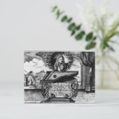 New Piano Practice, 1689 Briefkaart (Staand voorkant)