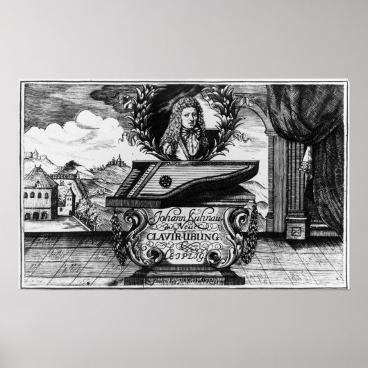 New Piano Practice, 1689 Poster (Voorkant)