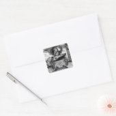 New Piano Practice, 1689 Vierkante Sticker (Envelop)