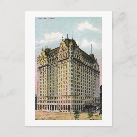 New Plaza Hotel, New York City  Briefkaart (Voorkant)