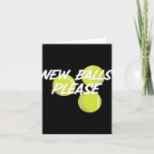 New Please Funny Tennis  Kaart (Voorkant)