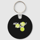 New Please Funny Tennis  Sleutelhanger (Voorkant)