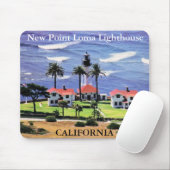 New Point Loma Lighthouse, California Mousepad Muismat (Met muis)