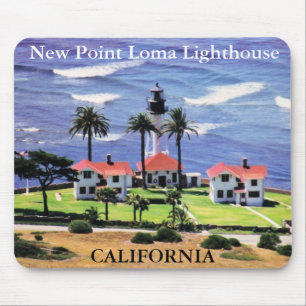 New Point Loma Lighthouse, California Mousepad Muismat