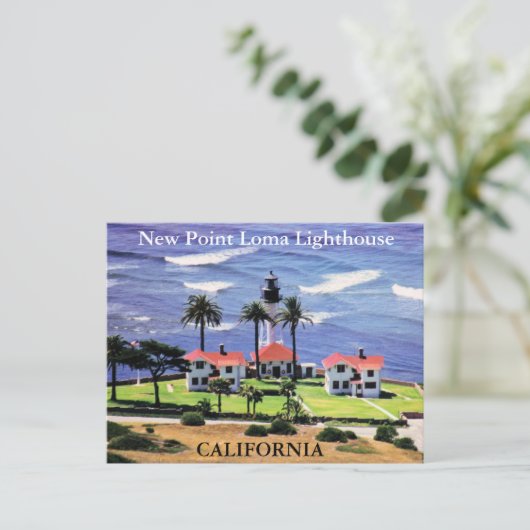 New Point Loma Lighthouse, Californië Briefkaart (Staand voorkant)