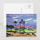 New Point Loma Lighthouse, Californië Briefkaart (Voorkant / Achterkant)
