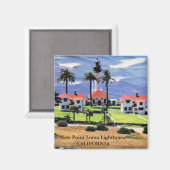 New Point Loma Vuurtoren, California Magnet (Voorkant / Achterkant)