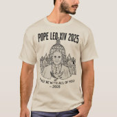 New Pope Design T-Shirt, Soft Cotton Graphic Tee T-shirt (Voorkant)