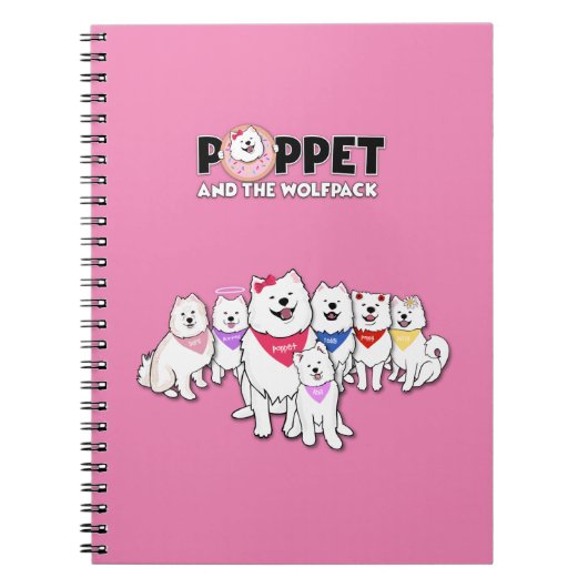 New Poppet and the gang Notitieboek (Voorkant)