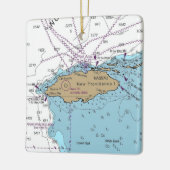 New Providence Island Bahamas Keramisch Ornament (Links)