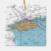 New Providence Island Bahamas Keramisch Ornament (Voorkant)