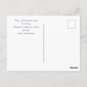 NEW RAINBOW CHANGE OF ADDRESS POSTCARD BRIEFKAART (Achterkant)