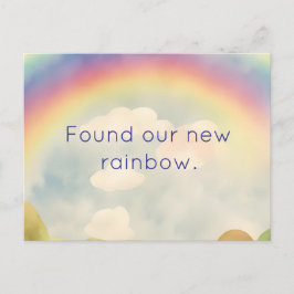 NEW RAINBOW CHANGE OF ADDRESS POSTCARD BRIEFKAART