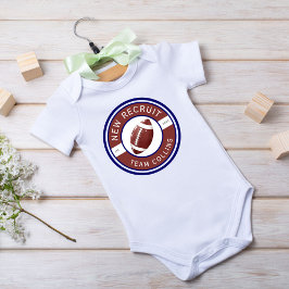 "New Recruit" Aangepaste familienaam US football l Romper
