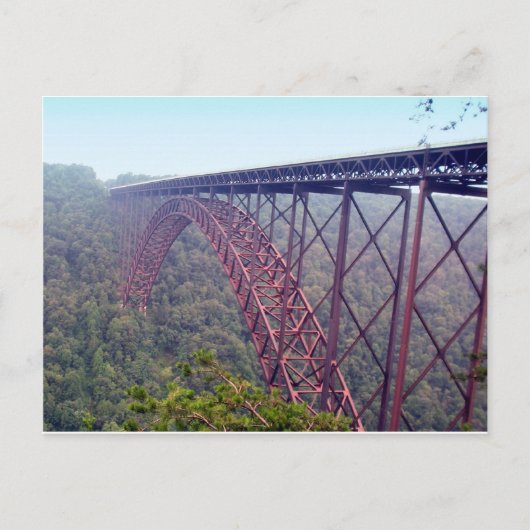 New River Gorge Bridge Briefkaart (Voorkant)