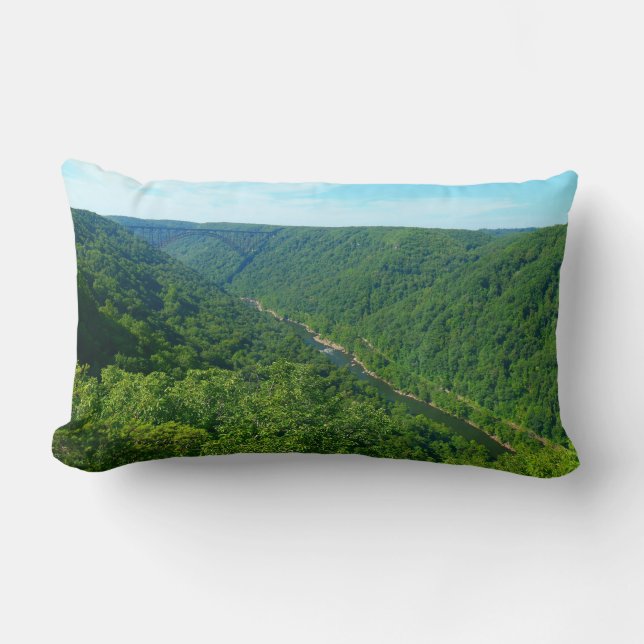 New River Gorge Bridge I Kussen (Voorkant)
