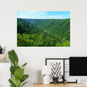 New River Gorge Bridge I Poster (Thuiskantoor)